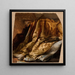 Frammento della copertina dello studio di letto di Quinn per il quadro La morte di Barbara Radziwiłł - Józef Simmler — quadro incorniciato alla parete