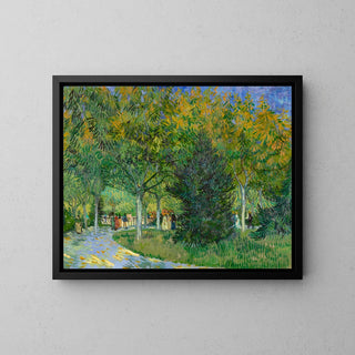 Un viale in un giardino pubblico di Arles - Vincent Van Gogh