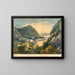 Vista sul fiume Hudson - Frances Flora Bond Palmer — quadro incorniciato alla parete