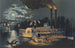 Approvisionnement en bois sur le Mississippi - Frances Flora Bond Palmer — vista dell’opera