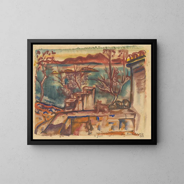 Ibiza, Isole Baleari - Frances Hodgkins — quadro incorniciato alla parete