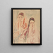 Le ragazze del mulino del Lancashire - Frances Hodgkins — quadro incorniciato alla parete