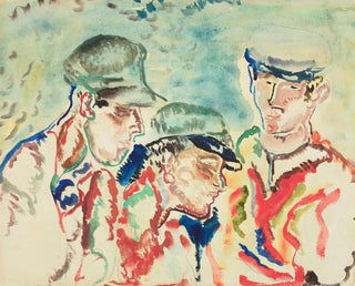 Frances Hodgkins - Three fisher boys.webp