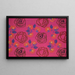 senza titolo, design tessile n° V - Frances Hodgkins — quadro incorniciato alla parete