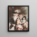 Lady Smith e i suoi figli - Francesco Bartolozzi — quadro incorniciato alla parete