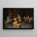 Il re della festa - Francesco Bergamini — quadro incorniciato alla parete