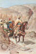 Cavaliers sur un passage rocheux - Francesco Coleman — vista dell’opera
