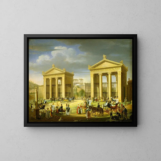 Francesco Diofebi - The Approach To The Villa Borghese Rome.webp