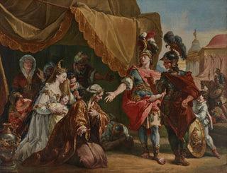 Famiglia di Dario davanti ad Alessandro - Francesco Fontebasso — vista dell’opera