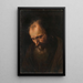 Tête d'un homme barbu - Francesco Fracanzano — quadro incorniciato alla parete