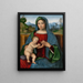 Madonna con Bambino La Madone Gambaro - Francesco Francia — quadro incorniciato alla parete