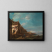 Un caprice architettonico costiero - Francesco Guardi — quadro incorniciato alla parete
