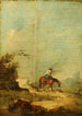 Cavalier dans un paysage - Francesco Guardi — vista dell’opera