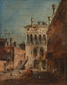 Un caprice architettonico con un campiello - Francesco Guardi — vista dell’opera