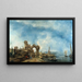 Paesaggio fantastico - Francesco Guardi — quadro incorniciato alla parete