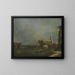 Laguna vicino a Venezia - Francesco Guardi — quadro incorniciato alla parete