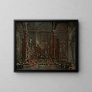 Francesco Guardi - Pontifical Ceremony in SS Giovanni e Paolo Venice 1782.webp