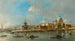 Santa Maria della Salute e la Dogana Venezia - Francesco Guardi — vista dell’opera
