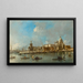 Santa Maria della Salute e la Dogana Venezia - Francesco Guardi — quadro incorniciato alla parete