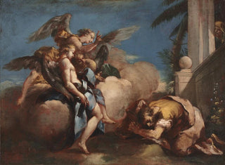 Gli angeli che appaiono ad Abramo - Francesco Guardi — vista dell’opera