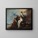 Il Sacrificio di Isacco - Francesco Guardi — quadro incorniciato alla parete