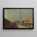 Venezia Vista di Piazza San Marco verso est verso la basilica - Francesco Guardi — quadro incorniciato alla parete