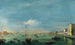Vista del canale della Giudecca e delle Zattere - Francesco Guardi — vista dell’opera