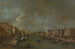 Vista del Gran Canal dal Ponte di Rialto - Francesco Guardi — vista dell’opera
