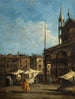 Vista di Piazza San Marco a Venezia - Francesco Guardi — vista dell’opera