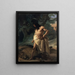 Samson et le lion - Francesco Hayez — quadro incorniciato alla parete