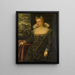 Ritratto di una dama tradizionalmente identificata come Rita Bellesi - Francesco Montemezzano — quadro incorniciato alla parete