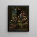 Adorazione della Madonna - Francesco Monti — quadro incorniciato alla parete