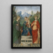 Vierge à l'Enfant en majesté entre sainte Cécile et sainte Catherine d'Alexandrie - Francesco Morone — quadro incorniciato alla parete