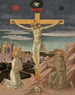 La Crucifixion avec saint Jérôme et saint François - Francesco Pesellino — vista dell’opera