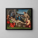 La Lamentation du Christ avec des anges - Francesco Raibolini — quadro incorniciato alla parete