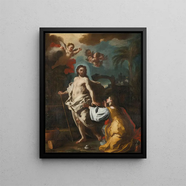 Noli Me Tangere - Francesco Solimena — quadro incorniciato alla parete