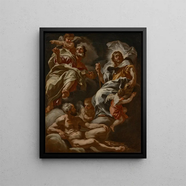 I profeti dell'Antico Testamento - Francesco Solimena — quadro incorniciato alla parete