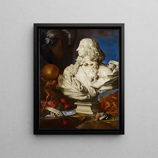 Francesco Stringa - Allegorical Still Life with Berninis Bust of Francis I dEste.webp