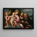 Vergine con Bambino e angeli, Sant'Antonio e donatore - Francesco Torbido — quadro incorniciato alla parete
