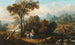 Paesaggio con il riposo durante la fuga in Egitto - Francesco Zuccarelli — vista dell’opera