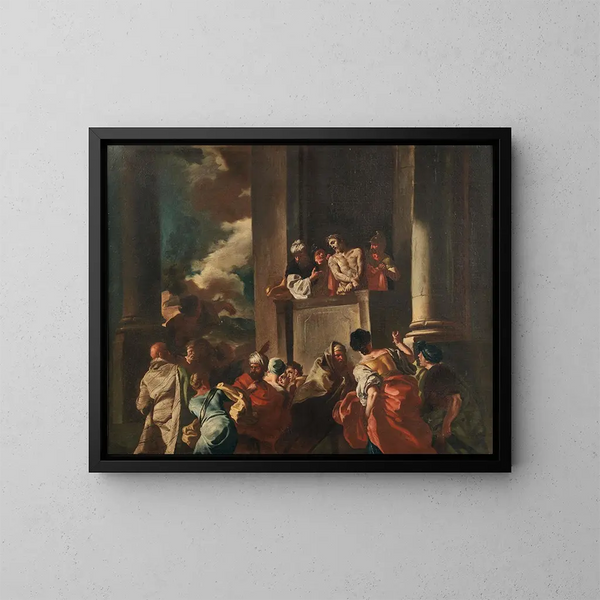 Ecco l'uomo - Francesco de Mura — quadro incorniciato alla parete