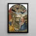 La Nativité con Dio Padre circondato da angeli e cherubini - Francesco di Giorgio Martini — quadro incorniciato alla parete