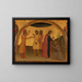 di San Giovanni Evangelista con Acteus e Eugenius - Francescuccio Ghissi — quadro incorniciato alla parete
