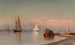 Vista sul Hudson, i Catskills in lontananza - Francis Augustus Silva — vista dell’opera