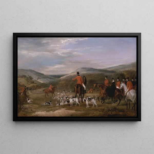 Francis Calcraft Turner - The Berkeley Hunt 1842 The Meet.webp
