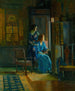 Alla finestra - Francis Coates Jones — vista dell’opera