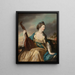 Ritratto di Alice, contessa di Shipbrook - Francis Cotes — quadro incorniciato alla parete