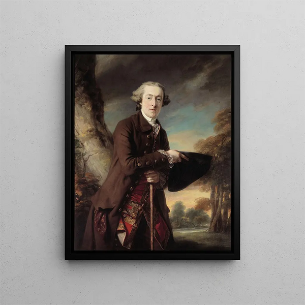 Ritratto di Charles Colmore Esq. - Francis Cotes — quadro incorniciato alla parete