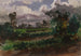 Vista sul giardino dell'artista dalla sua casa a Exmouth, Devonshire - Francis Danby — vista dell’opera