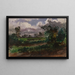 Vista sul giardino dell'artista dalla sua casa a Exmouth, Devonshire - Francis Danby — quadro incorniciato alla parete